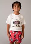 Mayoral Erkek Robot   T-shirt Krem 3065