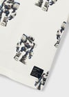 Mayoral Erkek Robot   T-shirt  Lacivert - Krem 3068