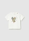 Mayoral Erkek Salyangoz T-shirt Krem 1004                      