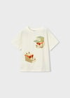 Mayoral Erkek   T-shirt  Krem  3078