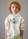 Mayoral Erkek Yazılı  Sweatshirt Bej 3435