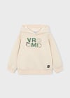 Mayoral Erkek Yazılı  Sweatshirt Bej 3435