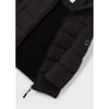 Mayoral Kışlık Erkek Kapşonlu Uzun Mont Siyah 4440