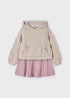 Mayoral Kız 3-9 Yaş Kışlık Sweat Etek Set Pembe 4936