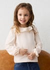 Mayoral Kız Bebe Yaka Bluz Krem 4149