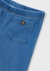 Mayoral Kız Esnek Denim Rahat Tayt Pantolon Mavi 3721