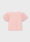 Mayoral Kız Kolları Üç Boyutlu T-shirt Pembe 3001                    