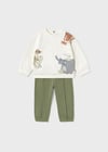 Mayoral Yazlık Erkek 12 Ay-4 Yaş Sweat Takım Yeşil 1841