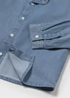 Mayoral Yazlık Erkek 12 Ay-4 Yaş Uzun Kol Denim Gömlek Mavi 1118