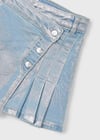 Mayoral Yazlık Kız 4-10  Şık Denim Etek Mavi 3902