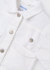Mayoral Yazlık Kız 4-10 Yaş Gabardin Yumuşak Ceket Krem 3407