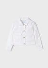 Mayoral Yazlık Kız 4-10 Yaş Gabardin Yumuşak Ceket Krem 3407