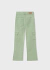 Mayoral Yazlık Kız  Gabardin Pantolon Yeşil 6507         