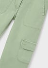 Mayoral Yazlık Kız  Gabardin Pantolon Yeşil 6507         