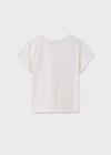 Mayoral Yazlık Kız Kısa Kol T-shirt Beyaz 6020