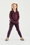 Nov7 Kız  N1203 Kapüşonlu Modal Pant Takım Mürdüm 