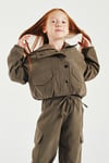 NOV7 N1201 TENSEL CEKET PANTOLON TAKIM HAKİ 