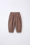 Unisex 2-8 Yaş Pantolon Balon Kahverengi