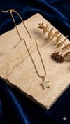  Çelik Kolye 45cm (Gold) 010853