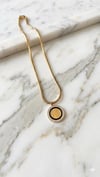 Çelik Kolye 45cm (Gold) 010952