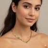 Çelik Kolye (Gold) 010788