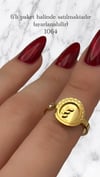 Çelik Yüzük 6 adet (Gold) 161