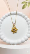 Lotus Çelik Kolye 45cm (Gold) 010783