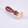 Boş Mum Mühür Pirinç Damga Başlığı Kare 30 mm