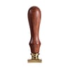 Boş Mum Mühür Pirinç Damga Başlığı Kare 30 mm