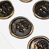 Mühürcüm 12 Adet 3D Hazır Kendinden Yapışkanlı Sticker Mühür RM2105