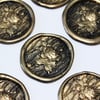 Mühürcüm 12 Adet 3D Hazır Kendinden Yapışkanlı Sticker Mühür RM2103