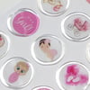 Mühürcüm 12 Adet Hazır Kendinden Yapışkanlı Hoş Geldin Bebek Sticker Mühür KYSM101
