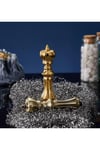 Mum Mühür Damga Kolu Premium Metal Kraliyet Tacı Parlak Altın