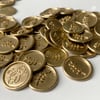 Parlak Altın Hazır Mühür Premium Bantlı