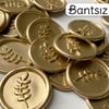 Parlak Altın Hazır Mühür Premium Bantsız