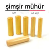 Şimşir Ağacı Mini Sütun Mühür 6 Farklı Boy Seçeneği Cilalı Yüzey