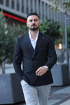 SİYAH KRUVAZE TEK CEKET