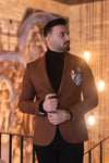 TORBA CEP YÜN TEK CEKET KİREMİT