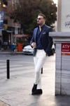 TORBA CEP YÜN TEK CEKET LACİVERT
