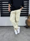 Baggy Kargo Pantolon Bej