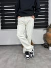 Beyaz Jogger Fit Pantolon