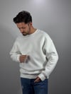 Beyaz Oversize Sweat