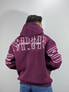 Bordo Baskılı Sweatshirt