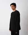 Desenli Basic Sweat Siyah