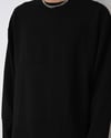 Desenli Basic Sweat Siyah