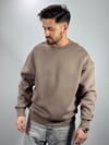 Kahverengi Oversize Sweat