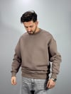 Kahverengi Oversize Sweat