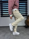 Lastikli Fit Baggy Pantolon Bej