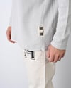 Örgü Desenli Basic Sweat Gri