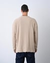 Örgü Desenli Sweat Bej